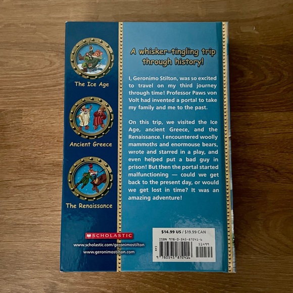 Geronimo Stilton Hardcover - The Race Against Time - Book 3 from Journey in Time - Picture 3 of 7
